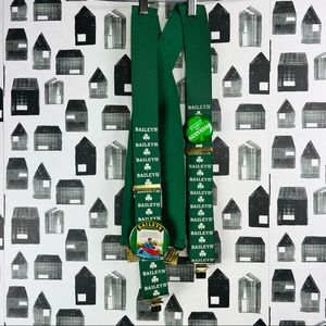 Baileys Vintage Green Suspenders with Pins
